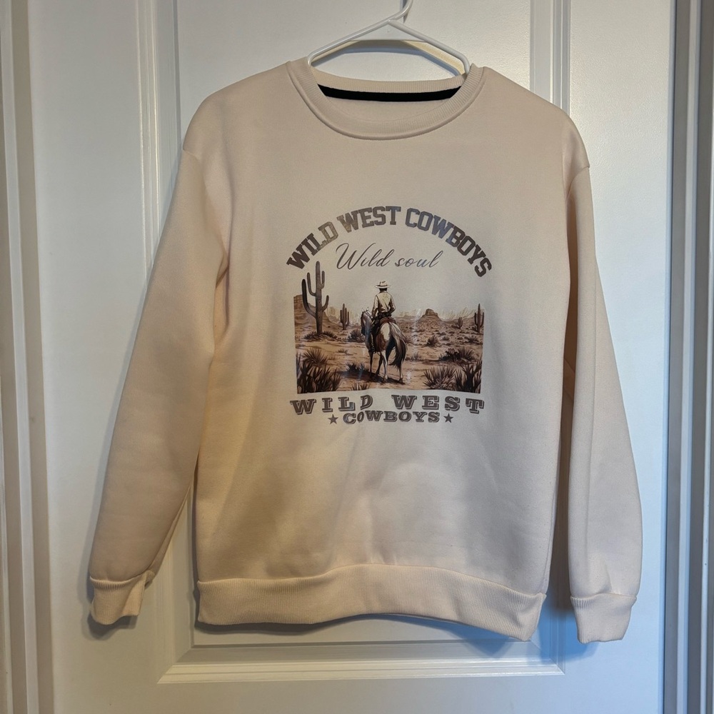 Wild West Cowboys Crewneck Sweater